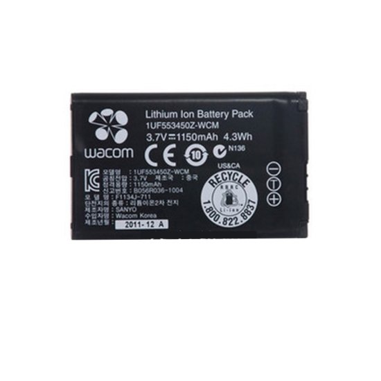 Oryginalny 1150mAh 4.3Wh Bateria Wacom CTH-470K-EN - Kliknij na obrazek aby go zamknąć