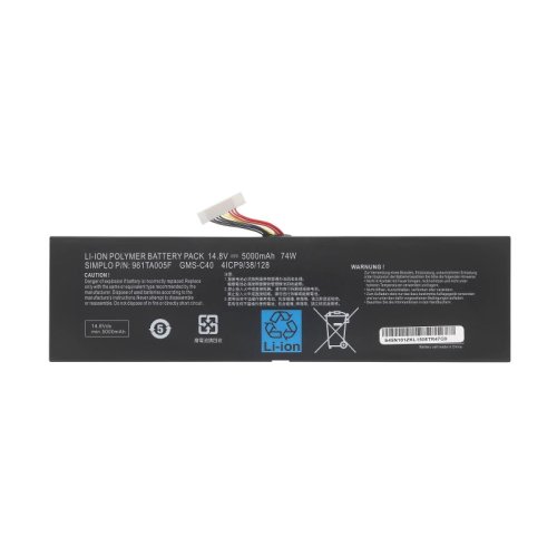 5000mAh 74Wh Bateria Razer 961TA005F