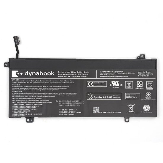 2480mAh 38.1Wh Bateria Toshiba Dynabook Satellite Pro L50-G-11G - Kliknij na obrazek aby go zamknąć