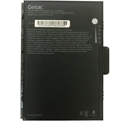 2100mAh 24Wh Bateria Getac BP3S1P2100