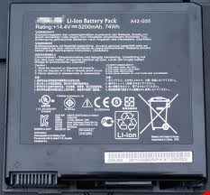 5200mAh Bateria do Asus G55V