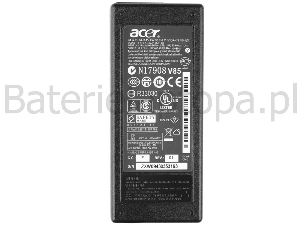 Zasilacz Ładowarka Oryginalny Chicony A065R035L A11-065N1A 65W