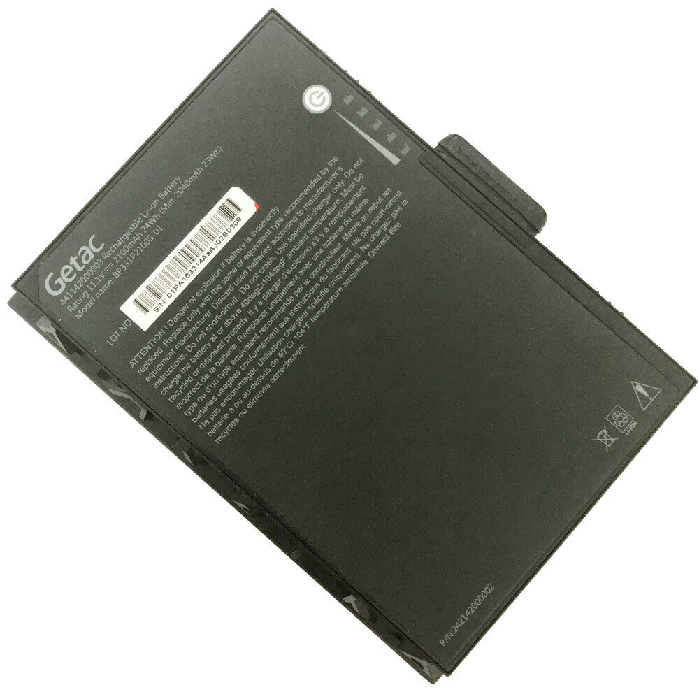 2100mAh 24Wh Bateria Getac BP3S1P2100