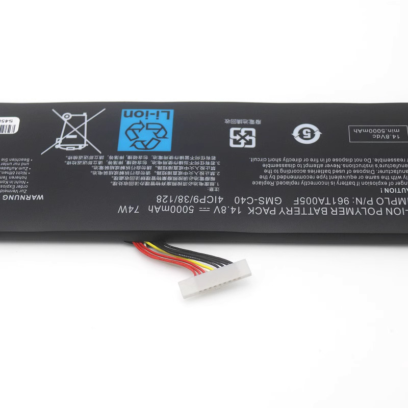 5000mAh 74Wh Bateria Razer 961TA005F