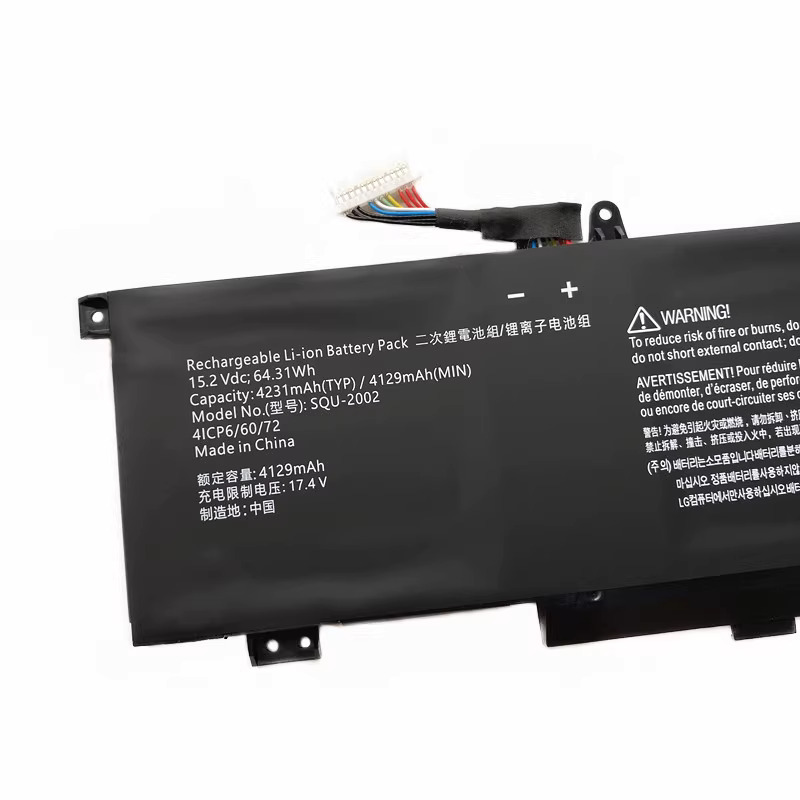4231mAh 64.31Wh Bateria Thunderobot 916QA139H