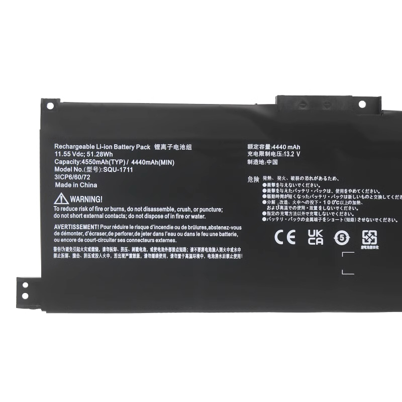 4550mAh 51.28Wh Bateria Thunderobot 911MT